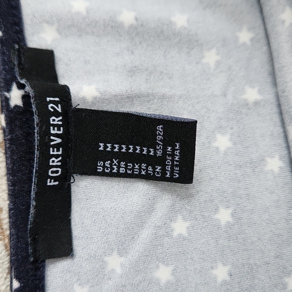 Navy Blue Polka Dot Dress, Medium - Picture 4 of 4